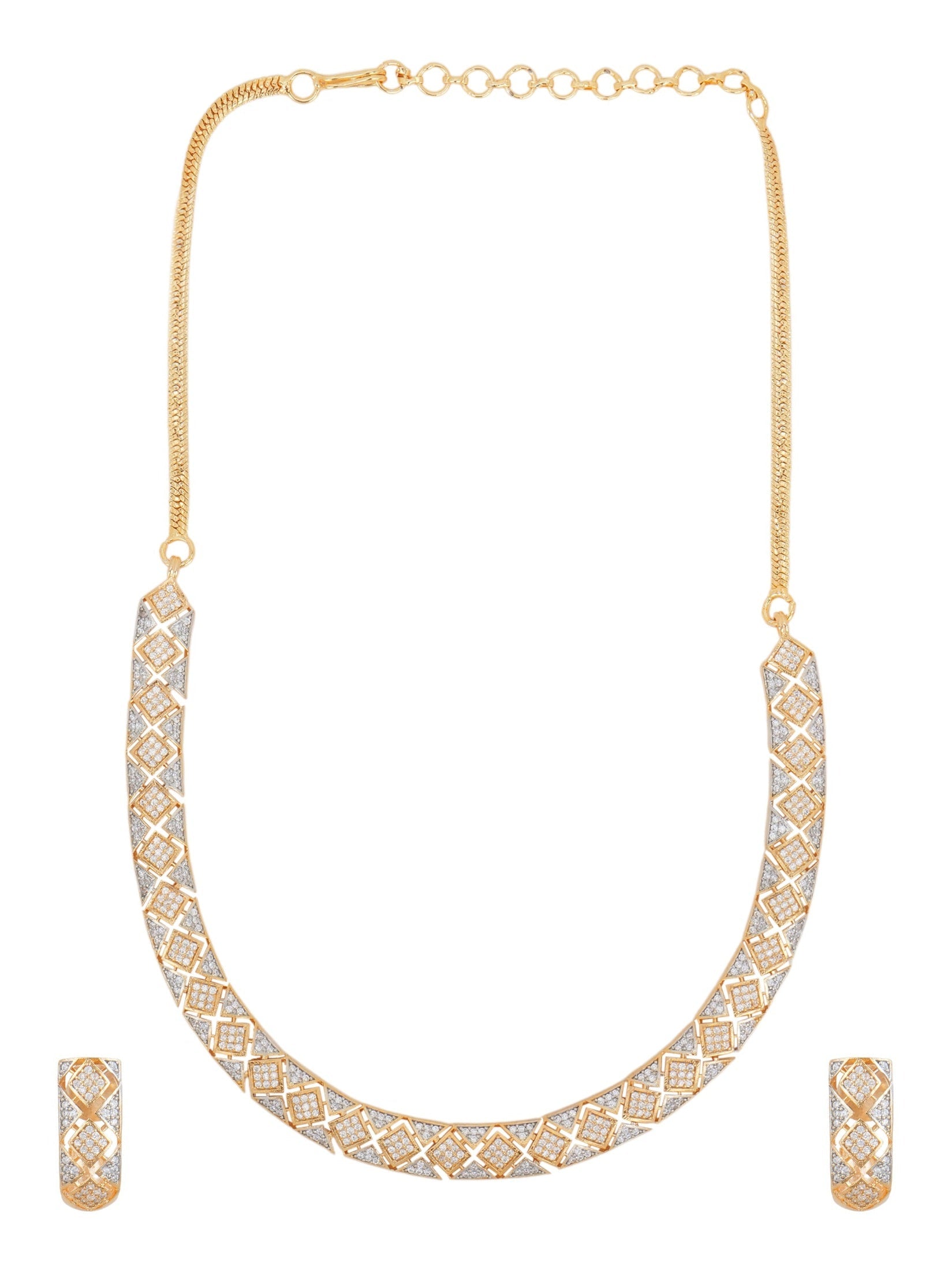 Damani Jewels Gold Necklace Set