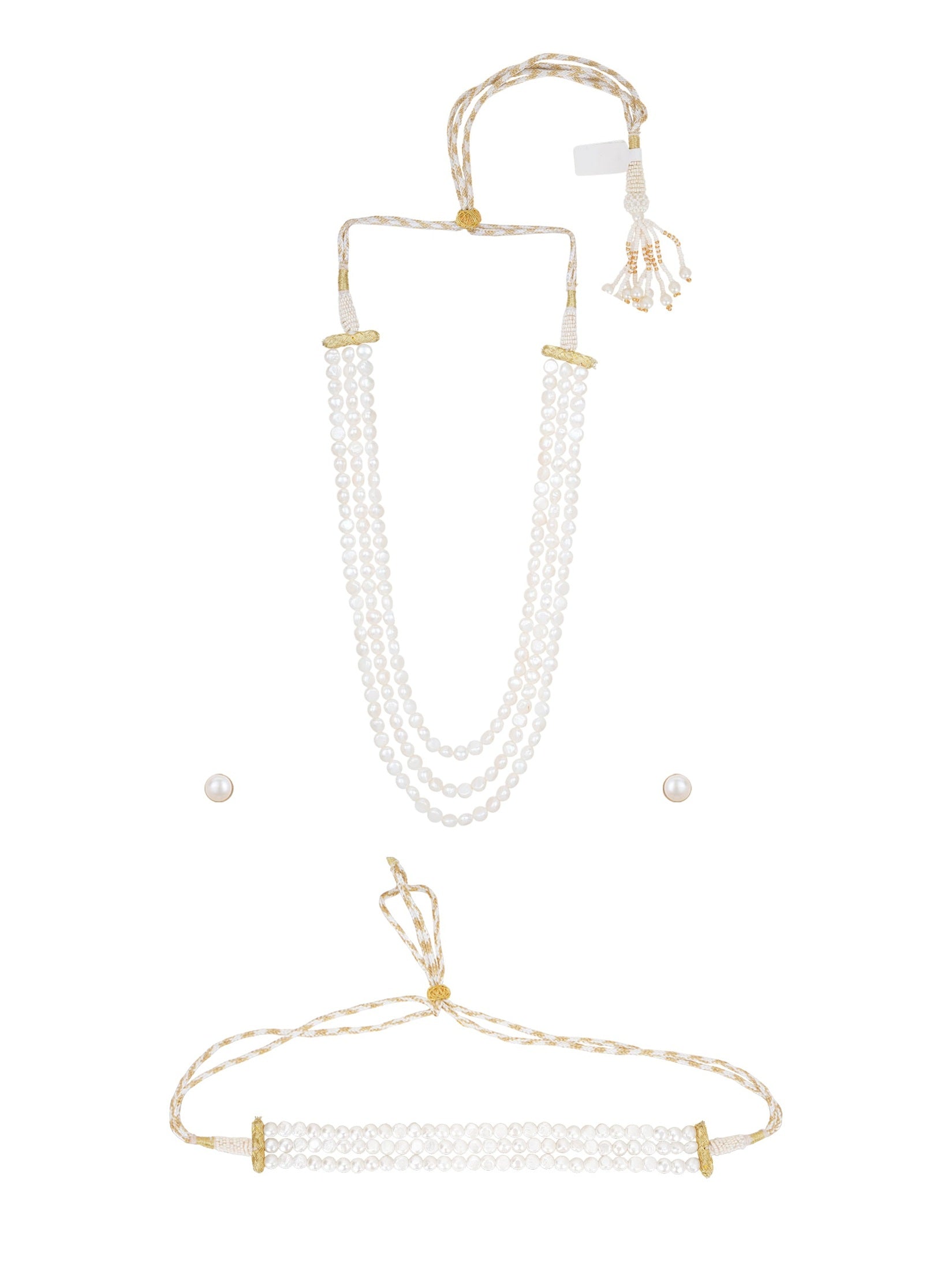 Elegant White Mother of Pearl Jewelry Set