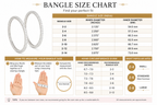 Damani Jewels Premium Crystal Studded Silver-Tone Bangles for Women | Elegant Party Wear 4 Bangle Set