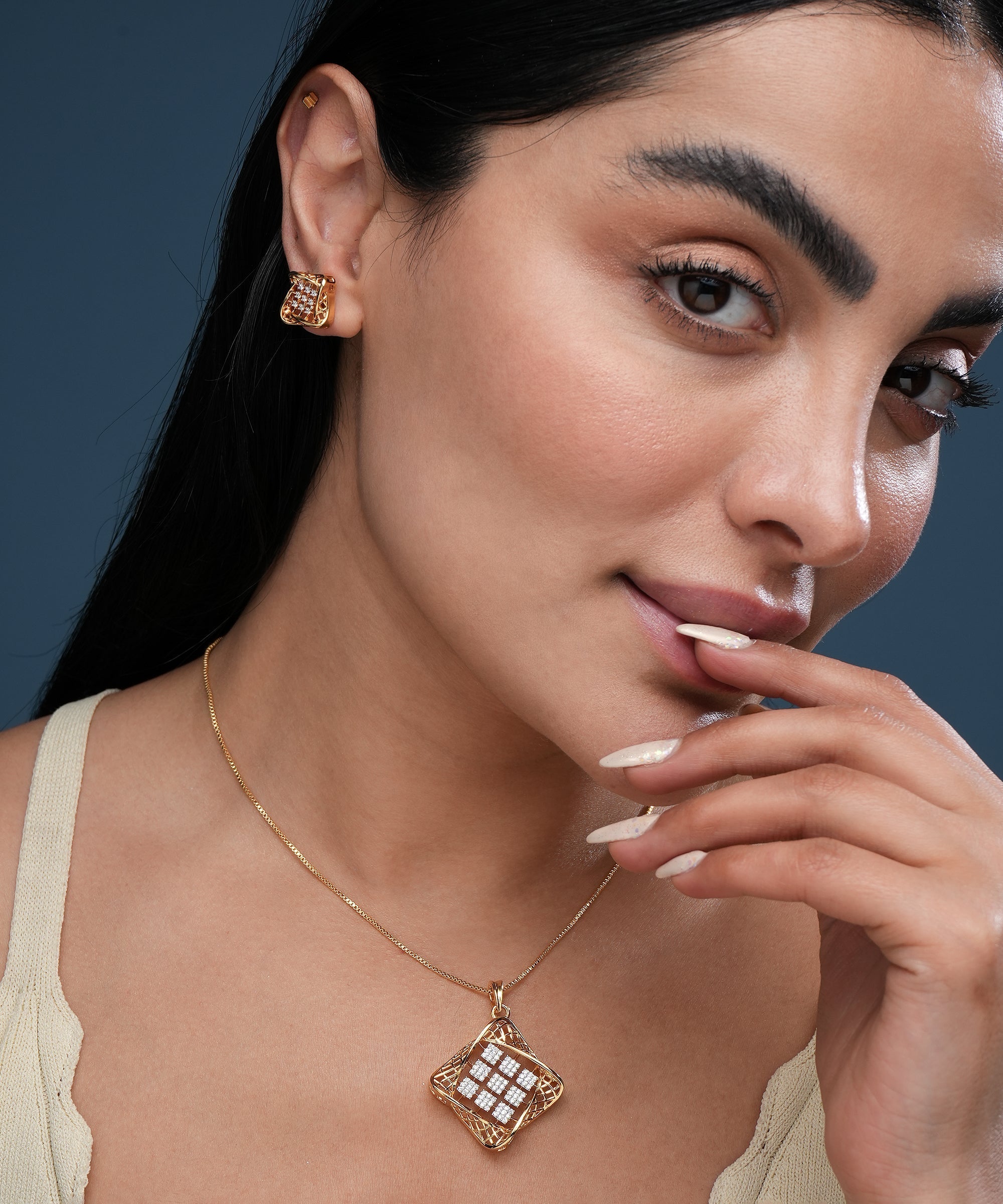Damani Jewels Pendant Set for Women