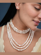 Elegant White Mother of Pearl Jewelry Set