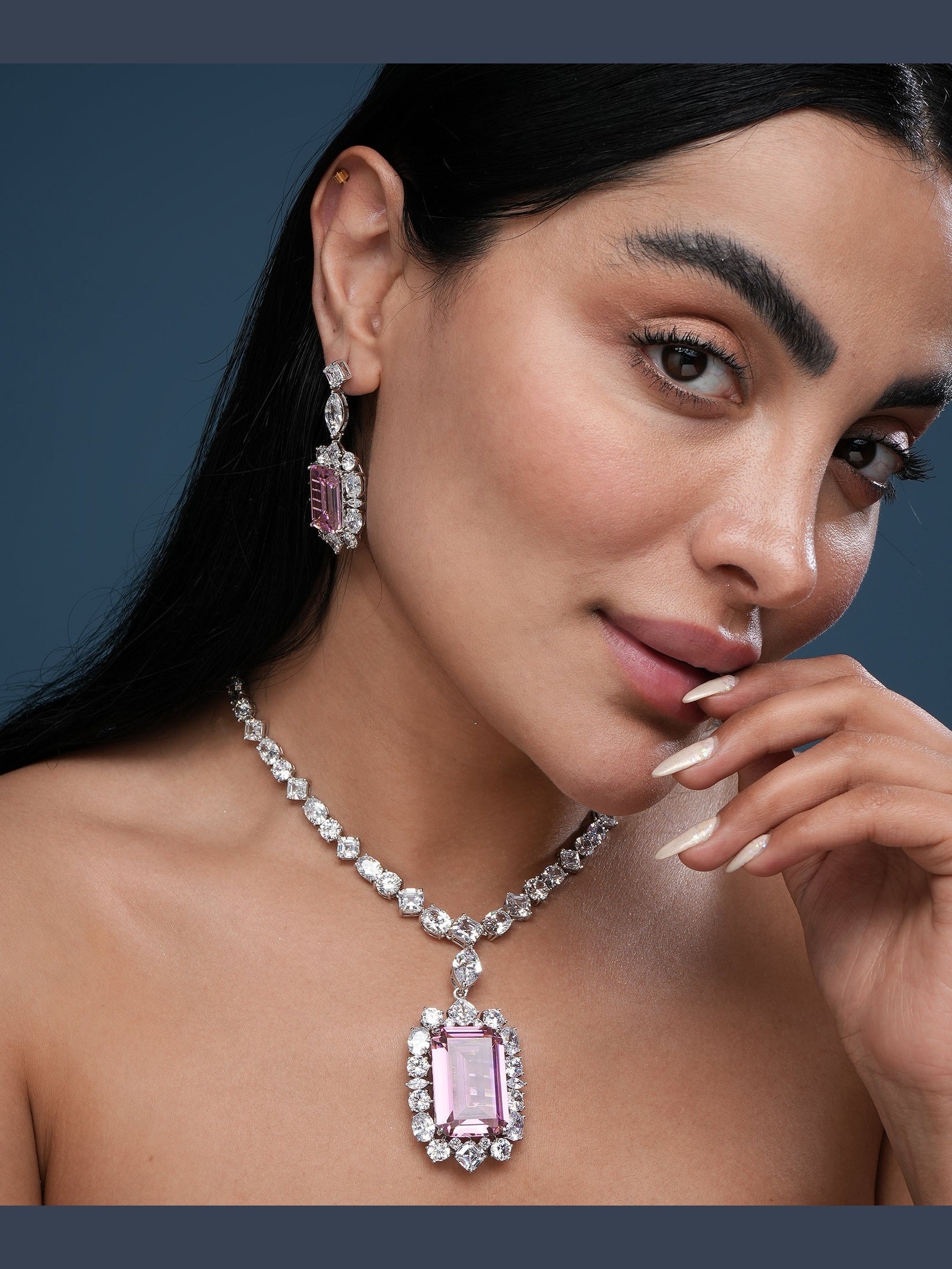 Damani Jewels Swarovski Statement Necklace Set