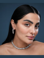 Green Crystal Jewelry Set for Women