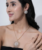 Beautiful Gold-Plated Long Necklace Set