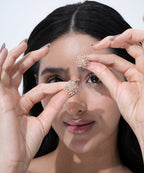 Elegant Party Wear Crystal Stud Earrings by Damani Jewels
