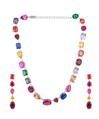 Designer Swarovski Crystal necklace and earrings set for parties and weddings