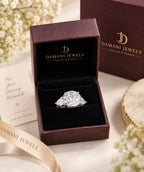 Close-up of Ice Crusher Statement Ring with brilliant multi-stone design