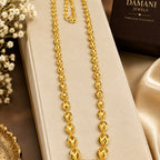 Matar Mala Gold Tone Beaded Necklace for Women | Damani Jewels
