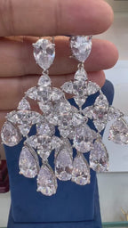 Luxury Moissanite drop earrings for women