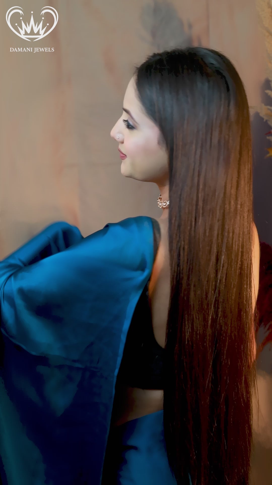 Damani Jewels Kundan Stone Choker Necklace – Bridal & Festive Ethnic Jewelry