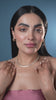 Gold Plated Necklace Set Front View