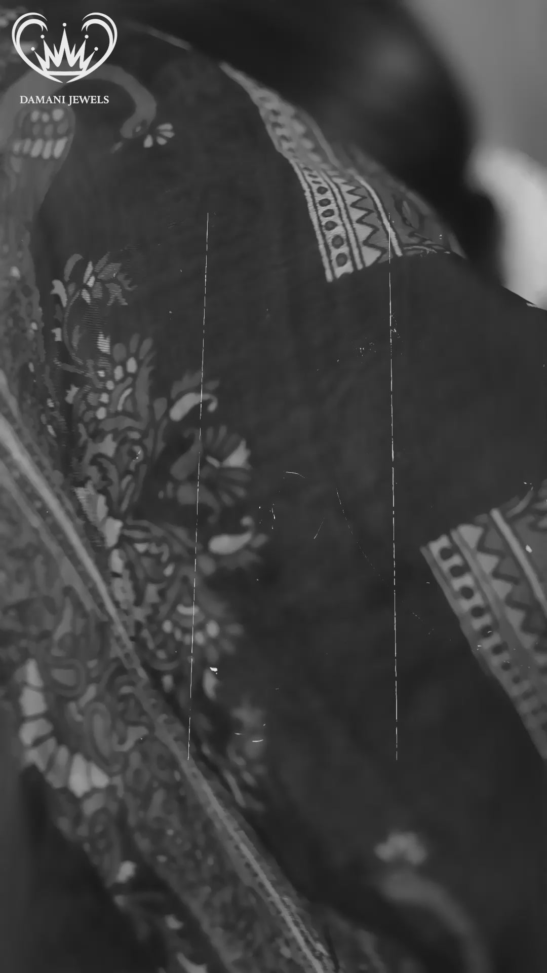 Diamond look rectangular pendant necklace set – gold finish party wear jewellery for women